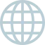 Globe icon representing global shipping