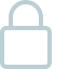 Padlock icon representing secure checkout